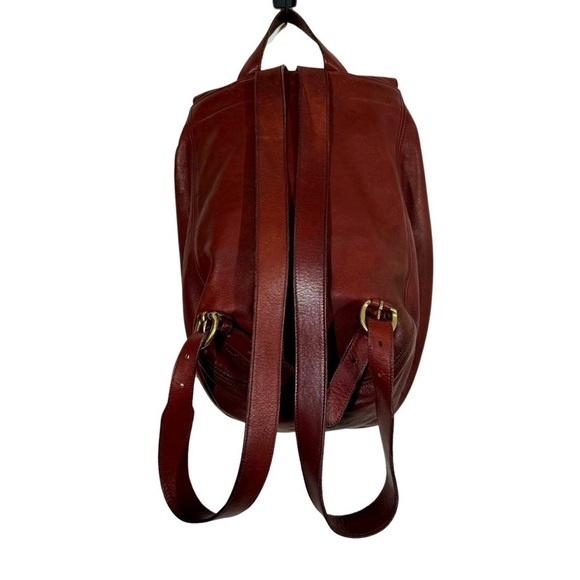 Vintage Coach Soho Bantam Back Sac Small Backpack Soho Series 4134 Red Leather - Picture 8 of 12